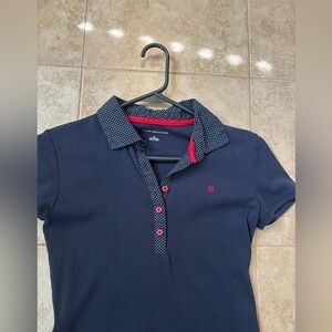 Tommy Hilfiger Blue Buttoned Sheath Dress